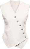 Cicy Bell Sleeveless V Neck Womens Waistcoat Suit Vest [Amazon]