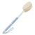 Anti-Slip Shower Back Scrubber with Long Handle & Dual Bristles (Blue)