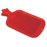 2-Qt Classic Red Rubber Hot Water Bottle