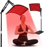 Red Light Therapy Lamp – 660nm & 850nm Infrared LED for Face & Body