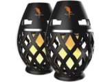 2-Pack Margaritaville Tiki Torch Portable Waterproof Bluetooth Speaker