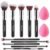 BEAKEY Makeup Brushes Set with Beauty Paper Case