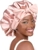YANIBEST Women Satin Lined Hair Bonnet with Tie Band for Sleeping [Prime]