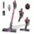 Mamnv Bagless 150W Cordless Stick Vacuum Cleaner, Red