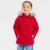 Toddler Girls’ Faux Wool Peacoat – Cat & Jack, Red