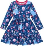 Disney Princess Toddler Girl Dress for 2-6 Years