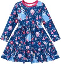 Disney Princess Toddler Girl Dress for 2-6 Years