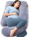 57-Inch U-Shaped Momcozy Pregnancy Pillow for Women